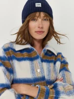 Women's Cropped Wool Chore Jacket - Image 5