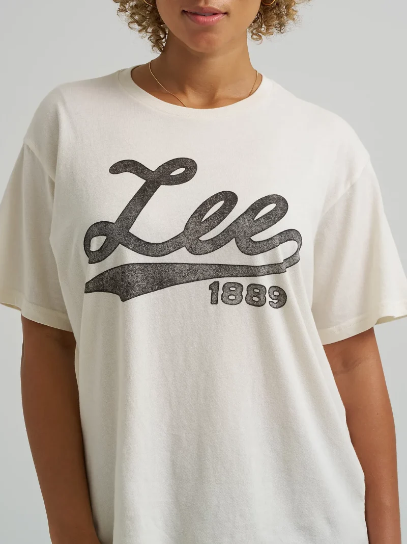Women's Cursive Logo Tee - Image 3