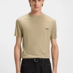 ASTON MARTIN T-shirt with nubuck logo