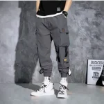 Mens 2026 Trendy Workwear Pants Casual Loose Fit Spring Summer Brand Fashion Streetwear