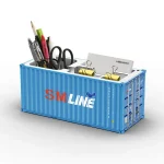 1/20 Scale Shipping Cargo Container Model Pen Holder Plastic Storage Box Desktop Organizer New Styles - Image 7