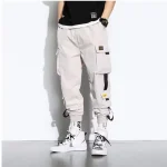 Mens 2026 Trendy Workwear Pants Casual Loose Fit Spring Summer Brand Fashion Streetwear - Image 2